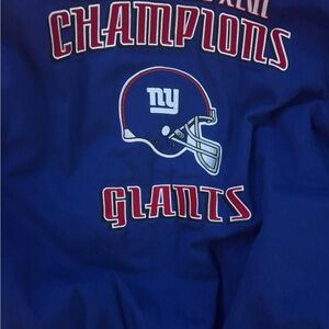 New York Giants Blue 'SuperBowl Champions' Jacket Authentic NFL Size Large